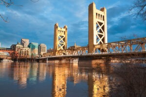 old Sacramento bridge